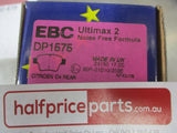 EBC Rear Disc Brake Pad Set Suits Citron C4/Coupe/Peugeot 207/307 New Part