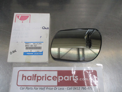 Mazda 3 Genuine Left Hand Front Outer Mirror Glass New Part