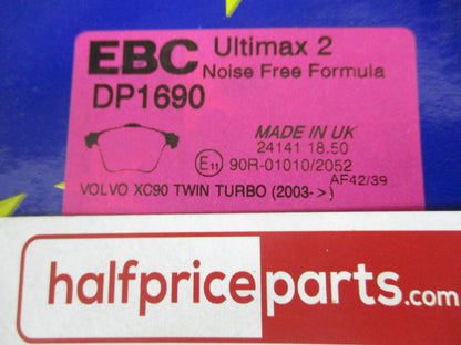 EBC Front Disc Brake Pad Set Suits Volvo XC90 1ST Gen New Part