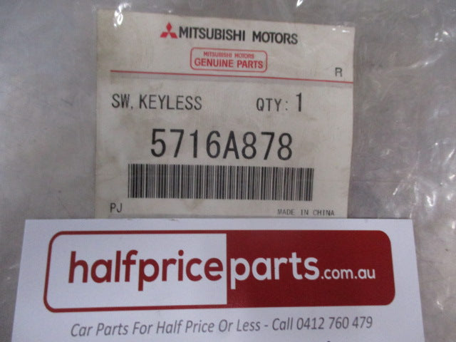 Mitsubishi Outlander/Lancer Genuine Keyless Front Door Lock Switch New Part