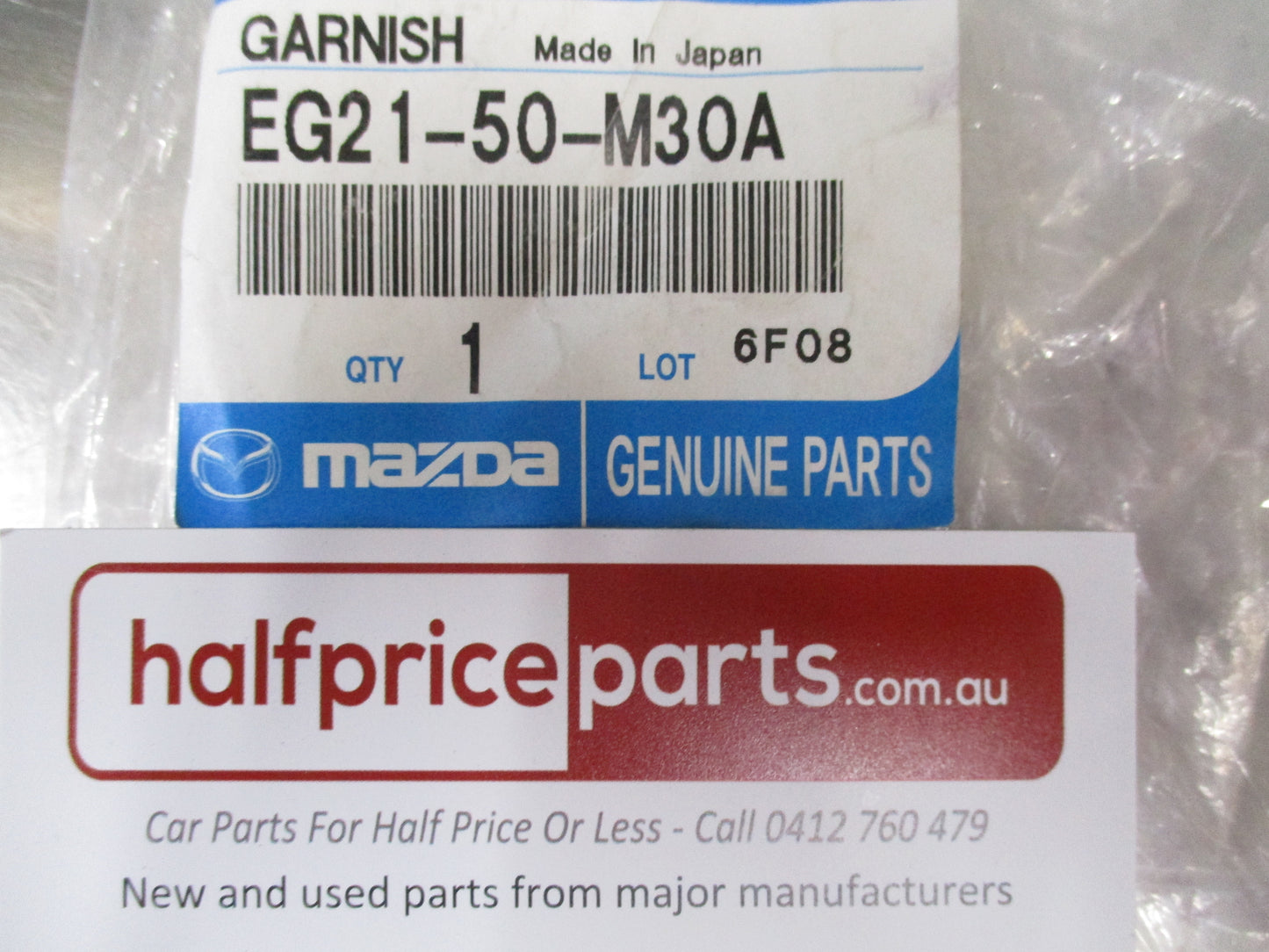 Mazda CX7 Genuine Right Rear Door Filler Trim New Part