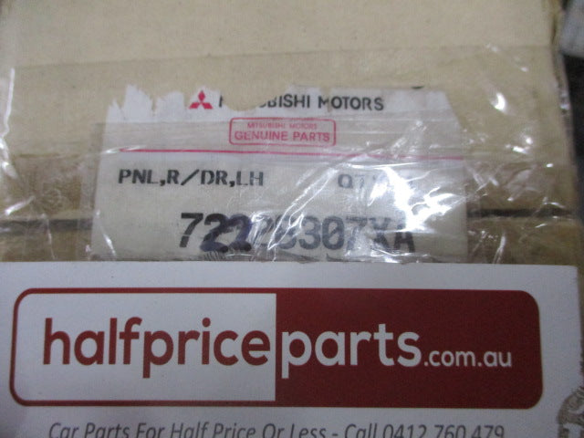 Mitsubishi Mirage Genuine Left Hand Rear Door Power Window Panel (Gloss Black) New Part