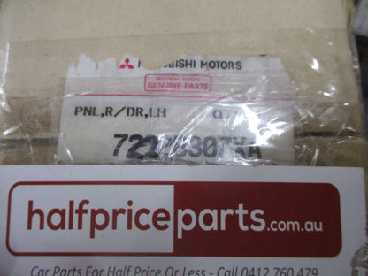 Mitsubishi Mirage Genuine Left Hand Rear Door Power Window Panel (Gloss Black) New Part