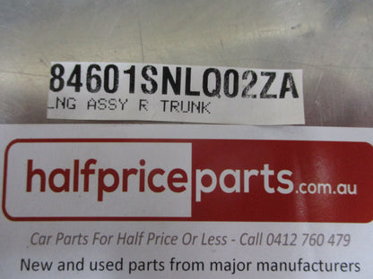 Honda Civic Genuine Right Hand Rear Boot Liner New Part