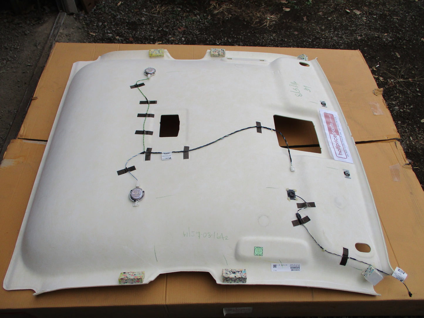 Holden RG Colorado Space Cab Genuine Hood Lining New Part