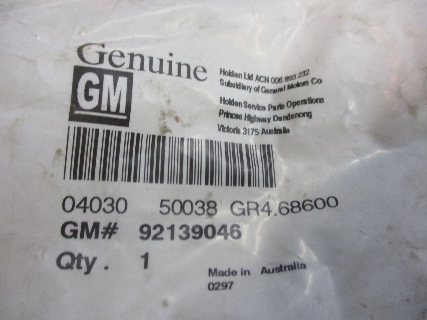 Holden Genuine Hydraulic Line Clip New Part