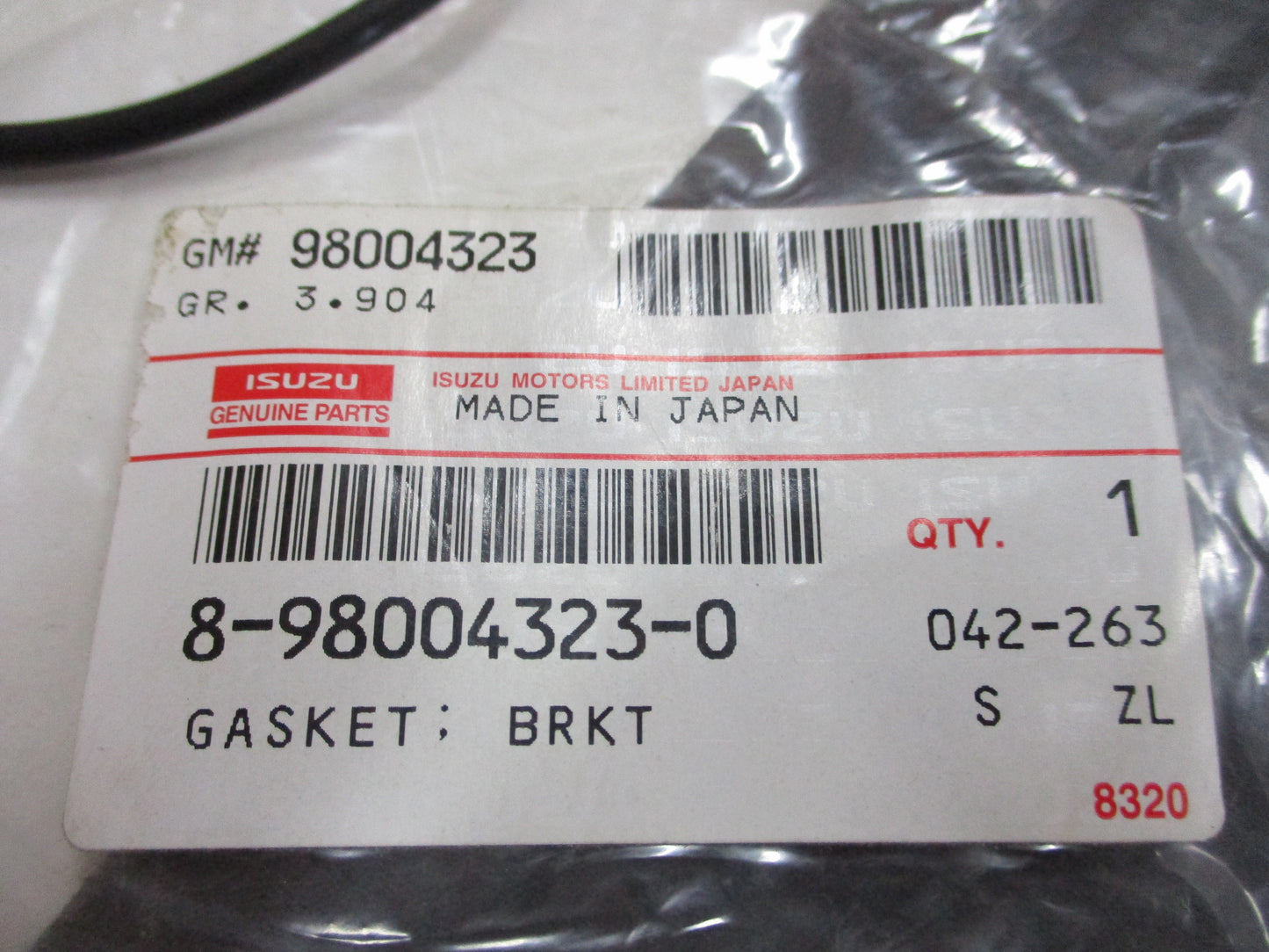 Isuzu Euro 4-5 Truck Genuine In Take Throttle Gasket New Part