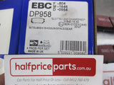 EBC Rear Disc Brake Pad Set Suits Mitsubishi Pajero/Delica/Toyota Corolla New Part