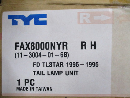 TYC Outer Right Hand Rear Tail Light Suitable For Ford Telstar AY New Part