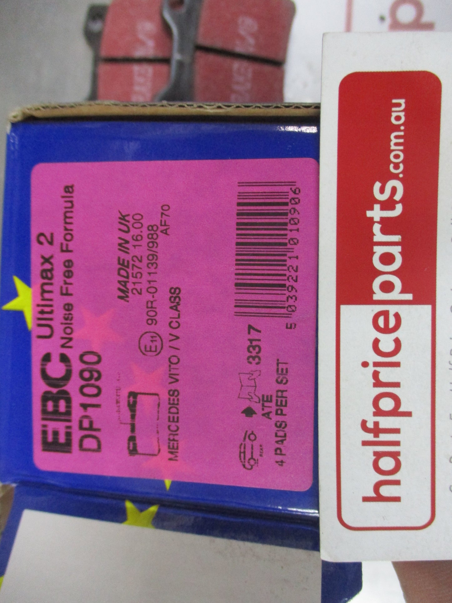 EBC Rear Disc Brake Pad Set Suits Mercedec Benz Vito New Part