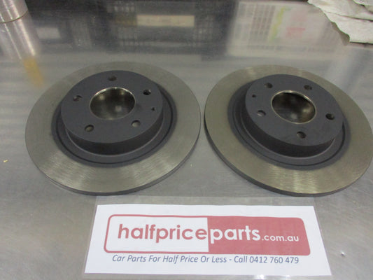 Mazda 6 Genuine Rear Disc Brake Disc Rotors (Pair) New Part