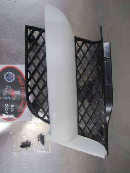 Mitsubishi Outlander Genuine Left Hand Lower Radiator Grille Assembly (Factory White) New Part