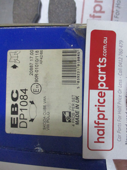 EBC Front Disc Brake Pad Set Suits VW Commerical/Caddy New Part