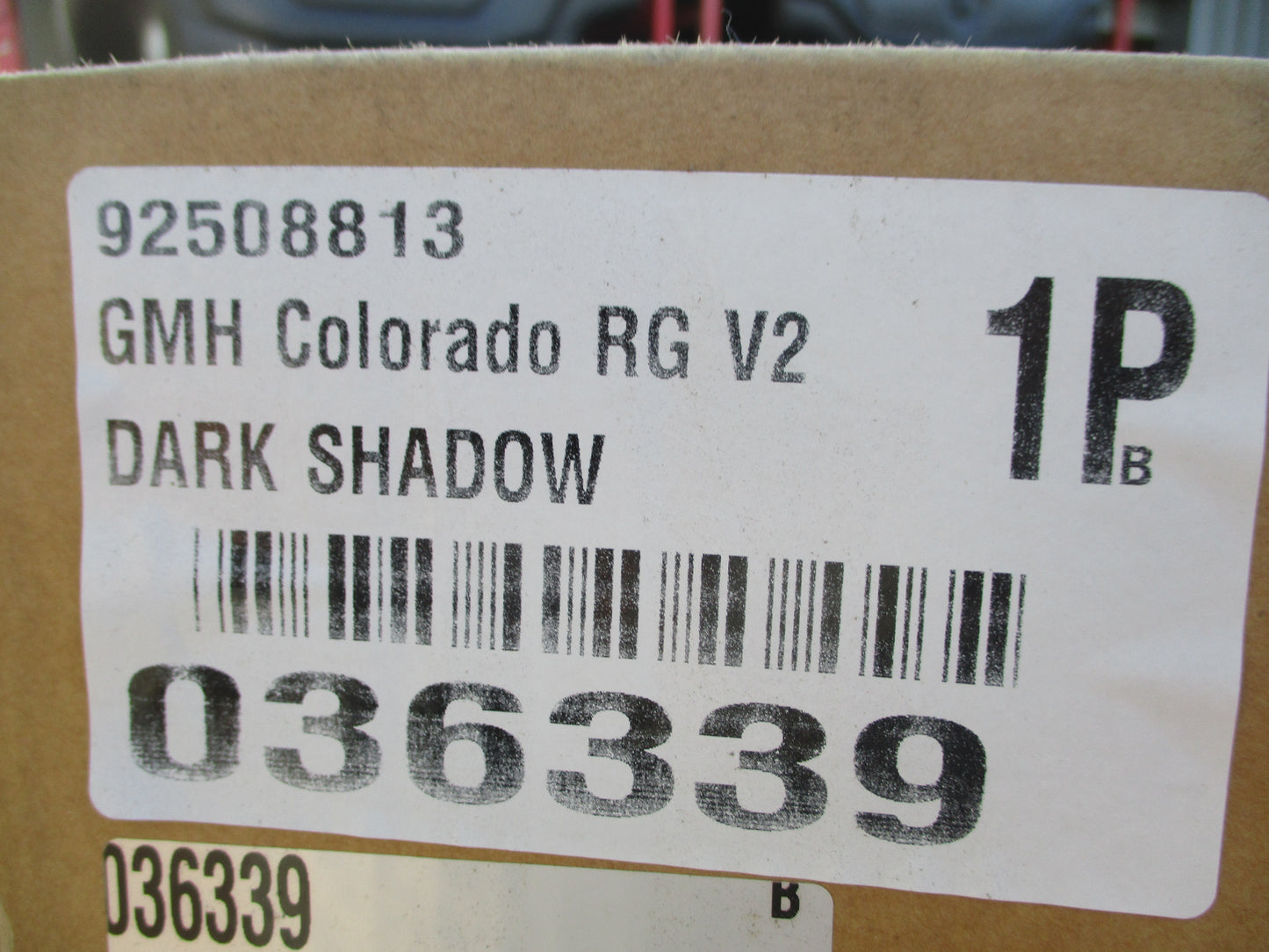 Holden RG Colorado Dual Cab Genuine 1 Piece Hard Lid Cover Kit Camera Dark Shadow New Part