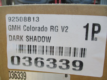 Holden RG Colorado Dual Cab Genuine 1 Piece Hard Lid Cover Kit Camera Dark Shadow New Part