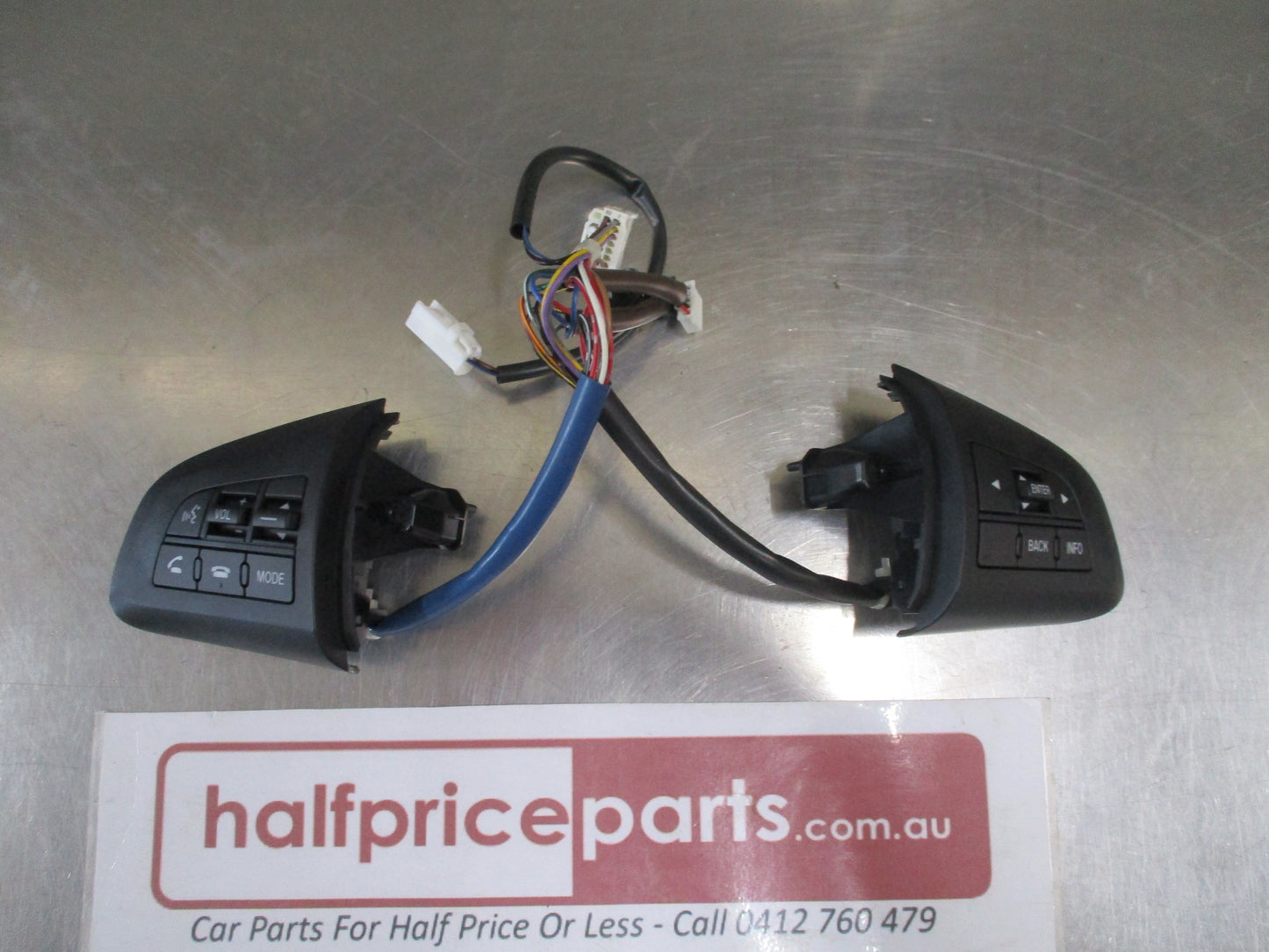 Mazda 3 BL Genuine Steering Wheel Control Switch Set New Part