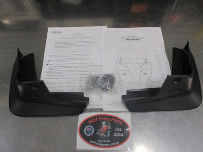 Mitsubishi Outlander Genuine Rear Mud Flap Set With Instruction/Fitting Kit New Part