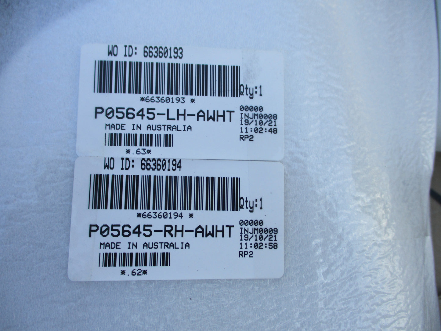 EGR 1 Piece Hard Lid (Arctic White) Suits Ford Ranger PX2 Dual Cab New Part