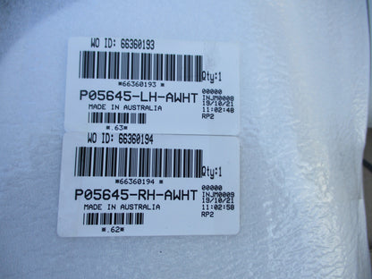 EGR 1 Piece Hard Lid (Arctic White) Suits Ford Ranger PX2 Dual Cab New Part