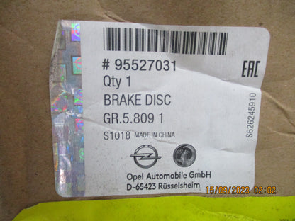 Holden Astra / Cruze Genuine Front Disc Rotors (Pair) New