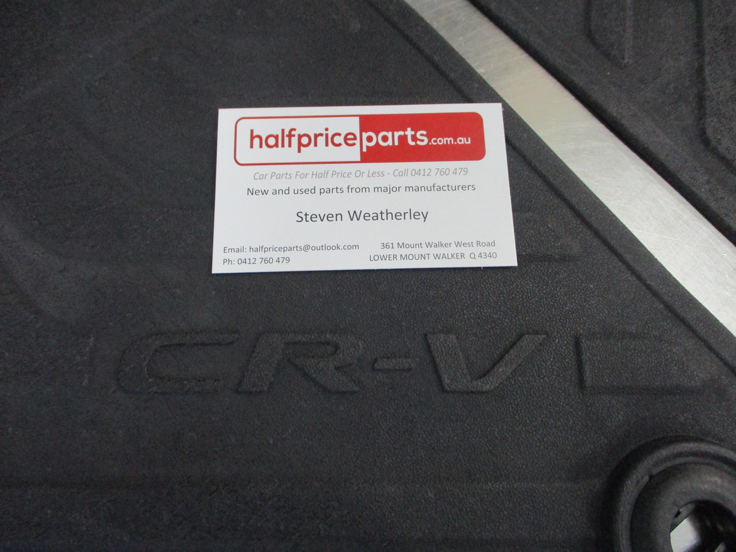 Honda CRV Genuine Set 3 Rubber Mat Set Front And Rear New Part