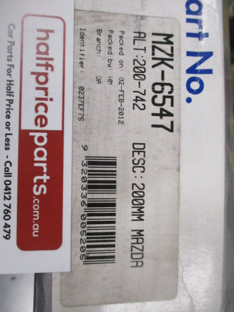 Exedy Clutch Kit Suitable For Ford Laser/Mazda 2-Mazda 323 New Part