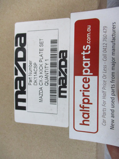 Mazda CX-3 Genuine Alloy Scuff Plates Set Of 4 New Part