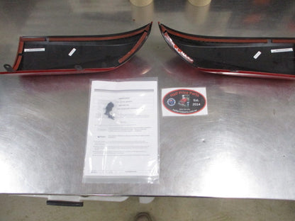 Mitsubishi Outlander Genuine Lower Rear Corner Both Left And Right Garnish (Factory Colour Red) New Part