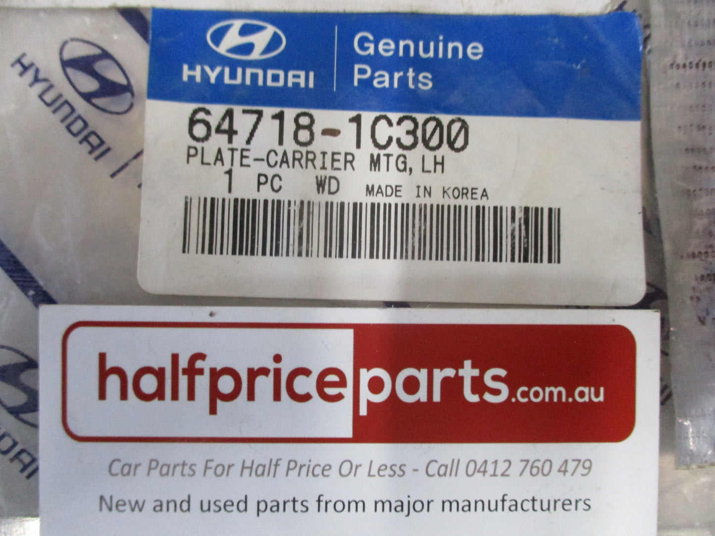 Hyundai Getz Genuine Left And Right Rail Front End Plate Carrier Set New Part