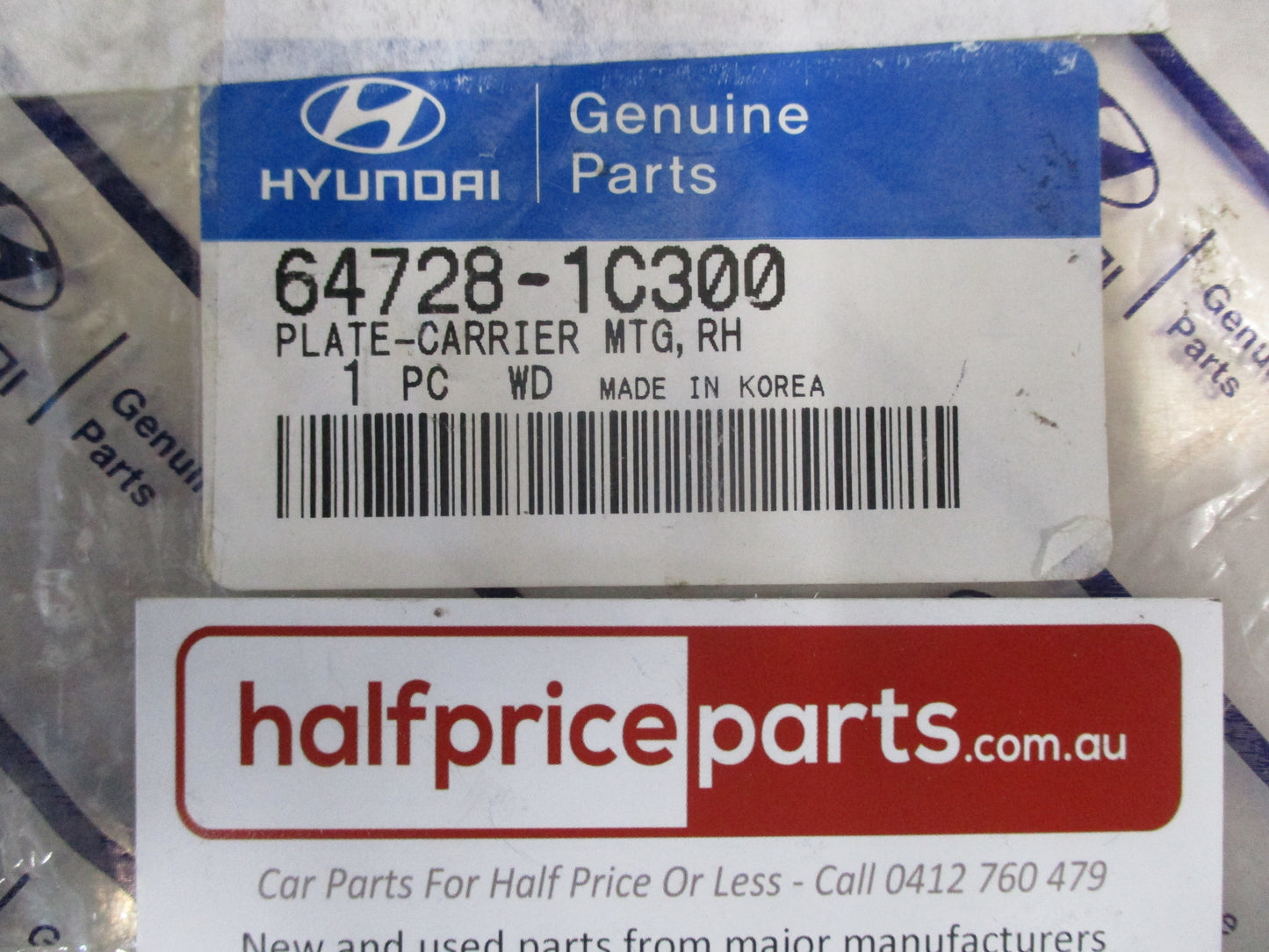 Hyundai Getz Genuine Left And Right Rail Front End Plate Carrier Set New Part