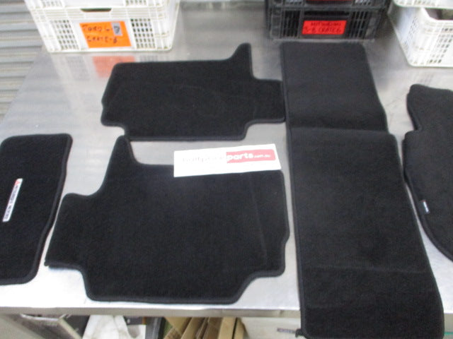 Mitsubishi Challenger PB Genuine 6 Piece Carpet Mat Set New Part