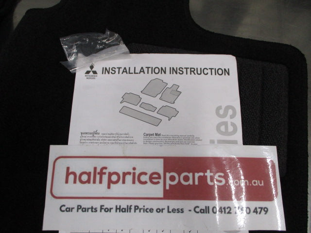 Mitsubishi Challenger PB Genuine 6 Piece Carpet Mat Set New Part