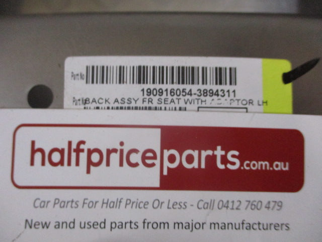 Mitsubishi Triton Genuine Left Hand Front Seat Back Frame (Passenger) New Part