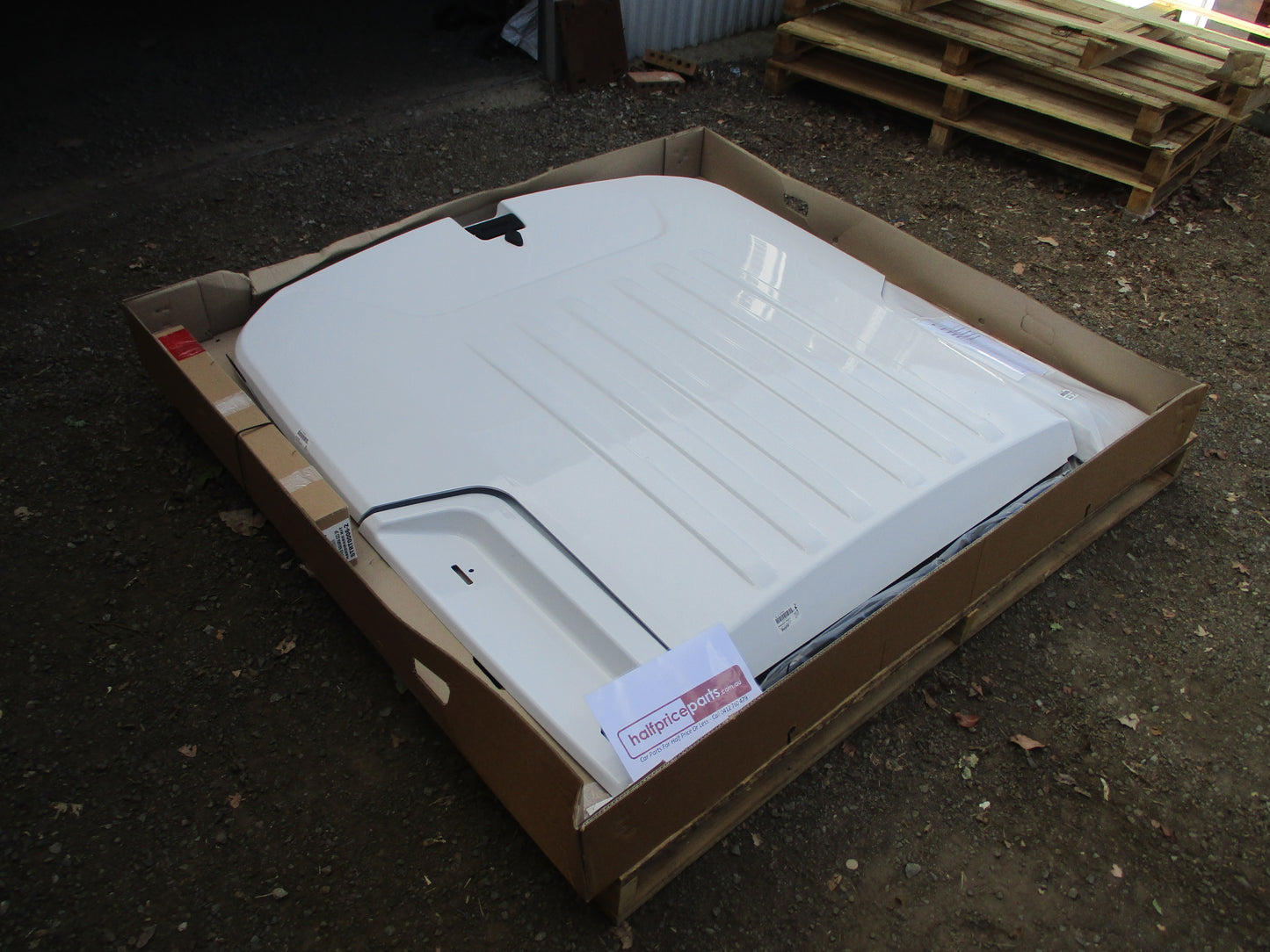 Nissan Navara D23 NP300 Dual Cab Genuine 3 Piece Hard Lid Kit (Polar White) New Part
