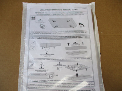 Nissan Navara D23 NP300 Dual Cab Genuine 3 Piece Hard Lid Kit (Polar White) New Part
