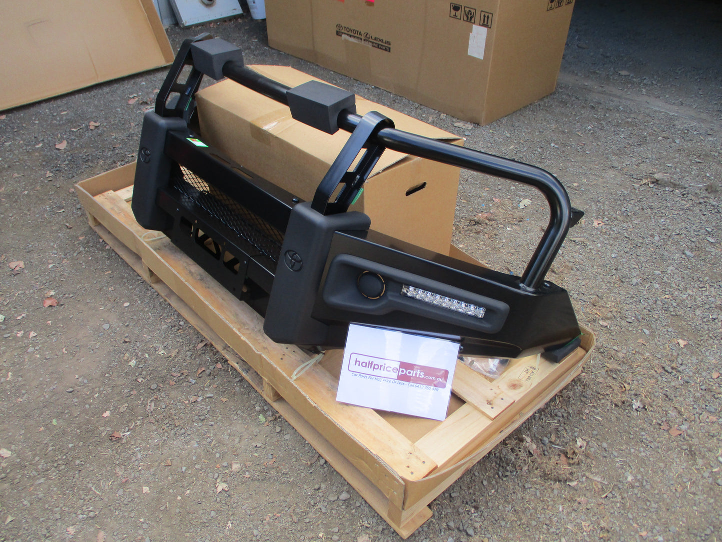 Toyota Hilux Rogue-SR5-SR Genuine Steel Winch Bar Kit New Part