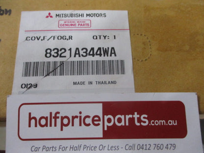 Mitsubishi Triton Genuine Right hand Front Fog Light Cover (Factory White) New Part