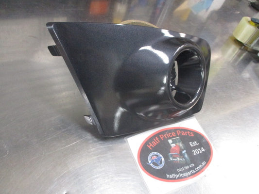 Mitsubishi Triton Genuine Right Hand Front Fog Light Cover (Factory Dark Gray) New Part