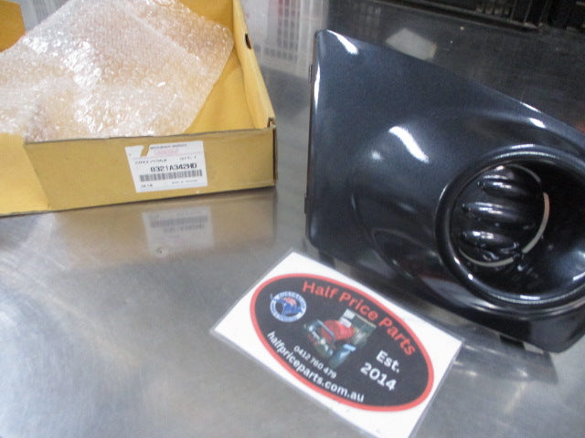 Mitsubishi Triton Genuine Right Hand Front Fog Light Cover (Factory Dark Gray) New Part