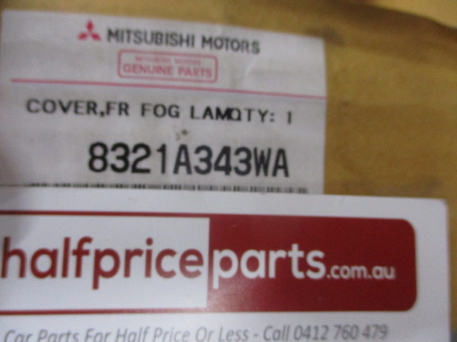Mitsubishi Triton Genuine Left Hand Front Fog Light Cover (Factory White) New Part