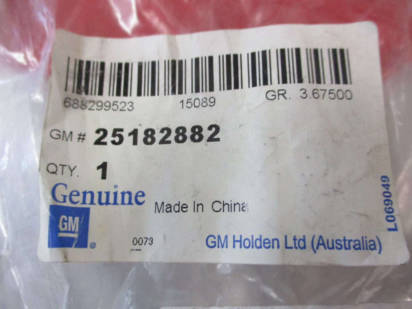 Holden JH Cruze Genuine Exhaust Pressure Sensor New Part