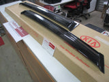 Kia Cerato Genuine Rear Slim Line Tinted Weather Shields New Part