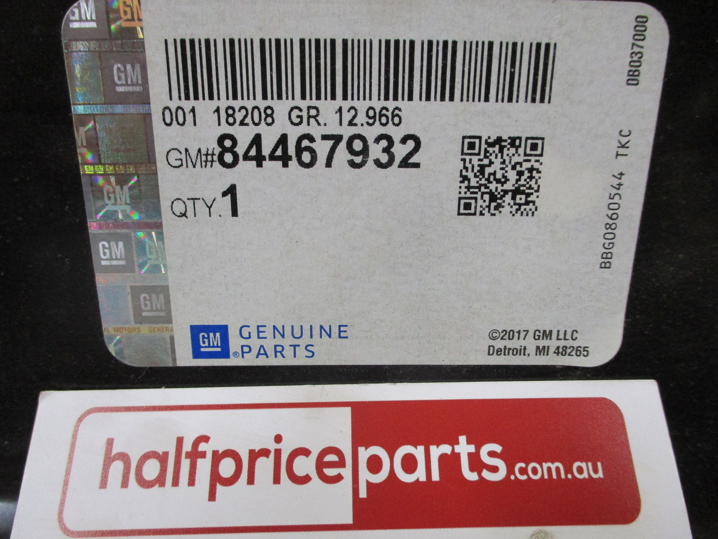 Holden Acadia Genuine Rear Body Panel Rear Upper New Part