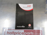 Holden JH Cruze Genuine Service/Warranty Booklet New Part