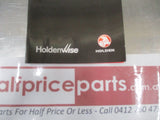 Holden JH Cruze Genuine Service/Warranty Booklet New Part