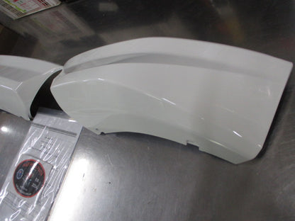 Mitsubishi ZM Outlander Genuine Front Left And Right Lower Bumper Garnish (Factory White W37) New Part