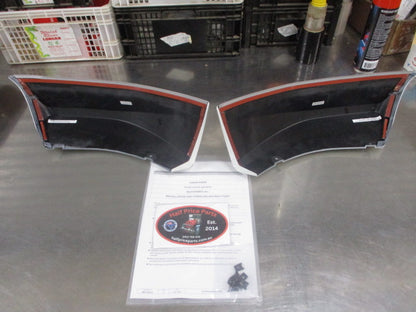 Mitsubishi ZM Outlander Genuine Front Left And Right Lower Bumper Garnish (Factory White W37) New Part