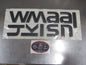 Walkinshaw Tail Gate Emblem (Individual Letters) 13.2 Hight New Part