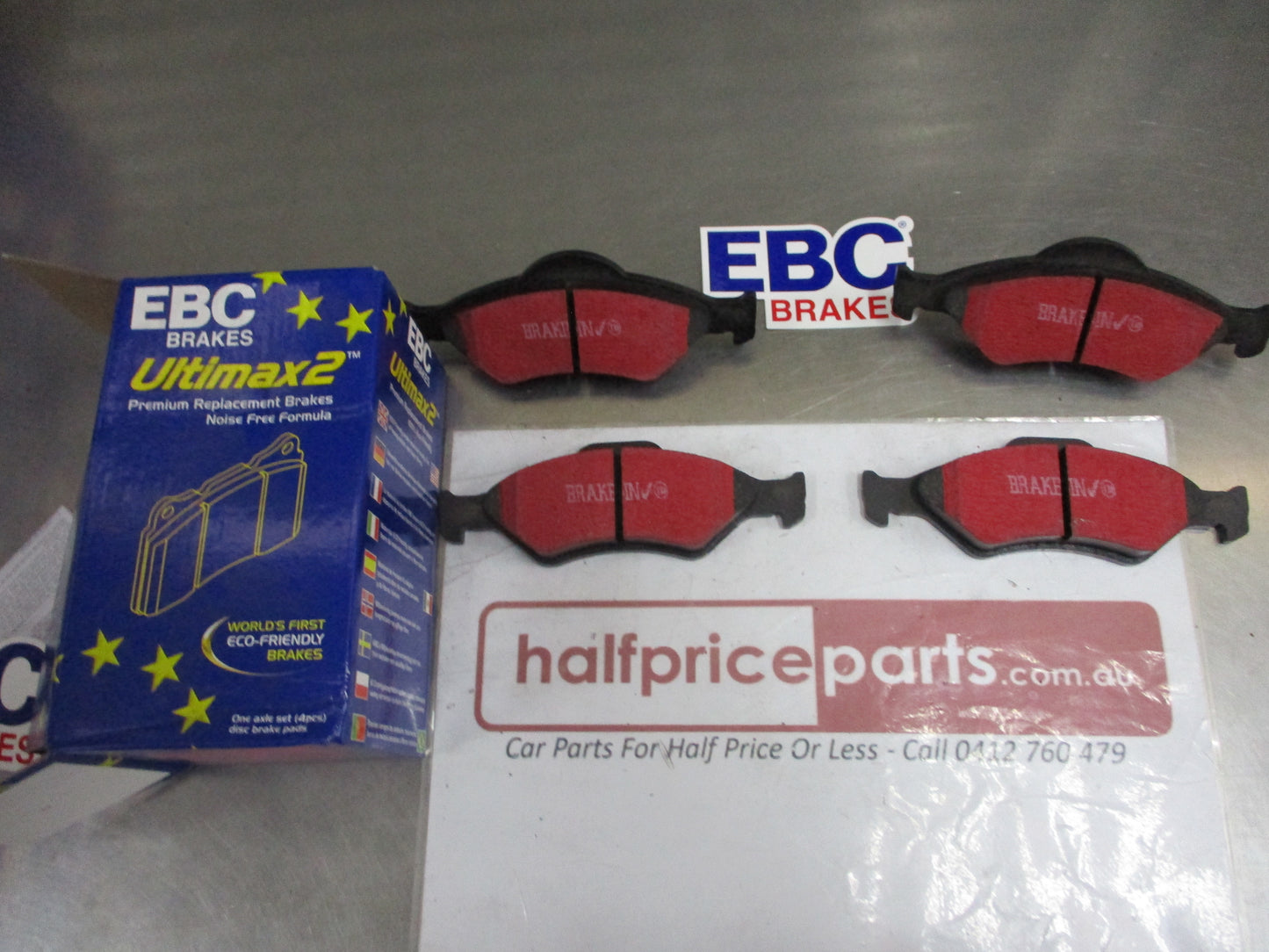 EBC Front Disc Brake Pad Set Suits Ford Fiesta/Courier/KA New Part
