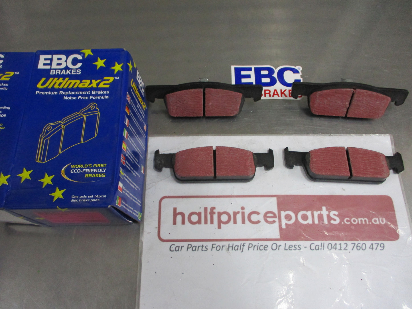 EBC Front Disc Brake Pad Set Suits Renault Clio / Smart Forfour New Part